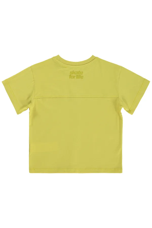 T-shirt garçon, 2-5 ans, jaune citron - Lot