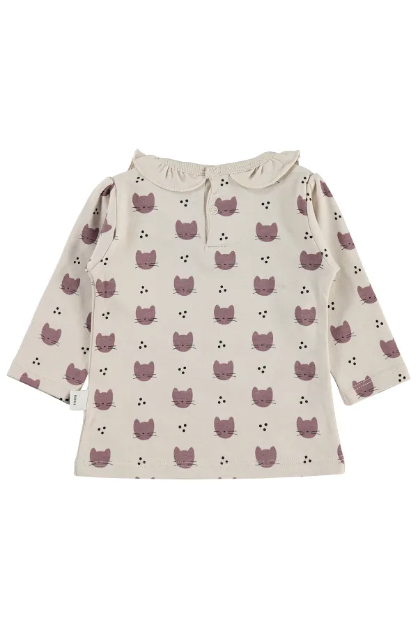 Bebek Sweatshirt 0-24 Ay Taş Rengi - Paket