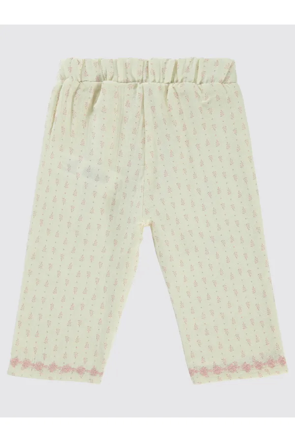 Baby Pants 0-24 Months Ecru - Pack