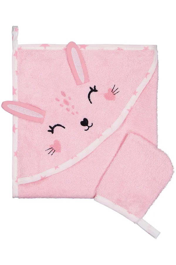 Baby Towel 0-24 Months Pink - Package
