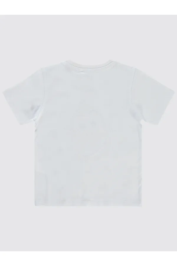 Lot de T-shirts blancs pour garçon de 2 à 5 ans