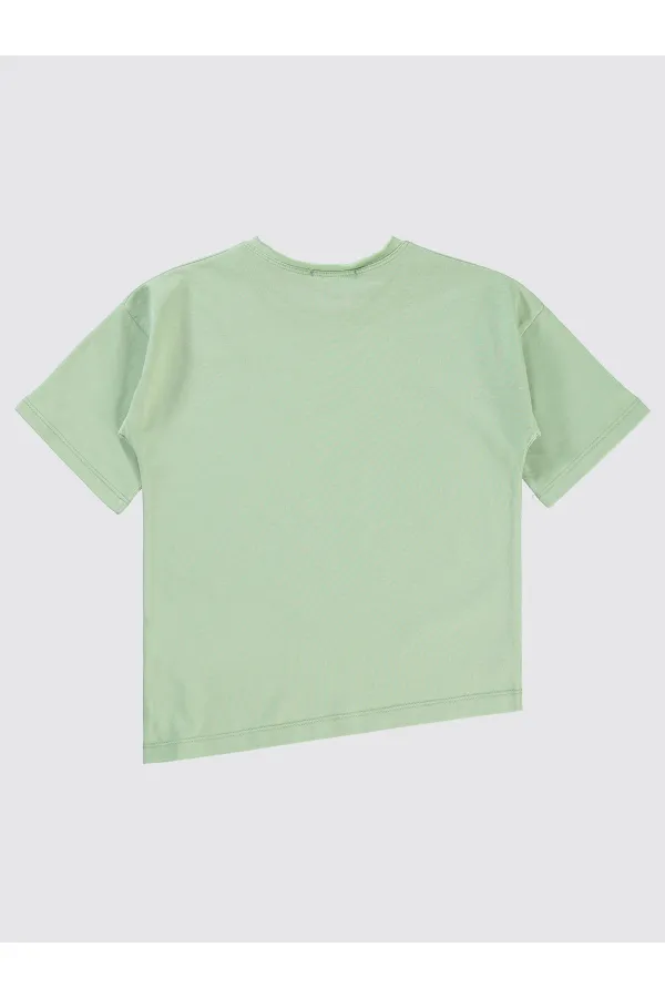 Lot de T-shirts pour garçons de 6 à 9 ans, couleur menthe