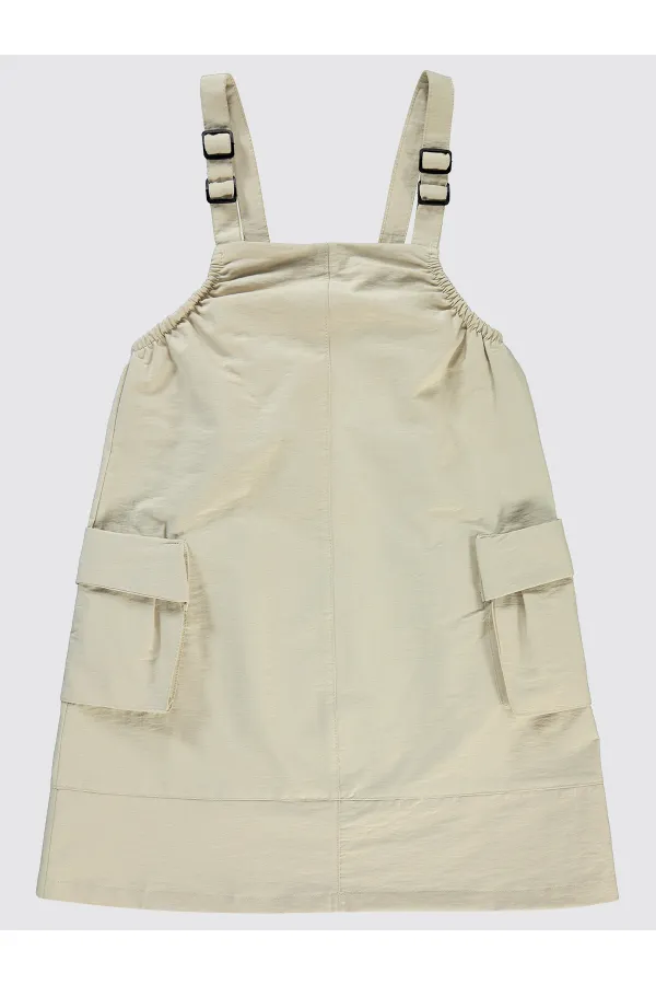 Girl's Vest and Dress 6-9 Years Beige - Package