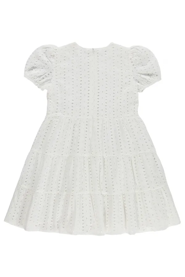 Combinaison et robe pour filles, 10-13 ans, blanc cassé - Emballage