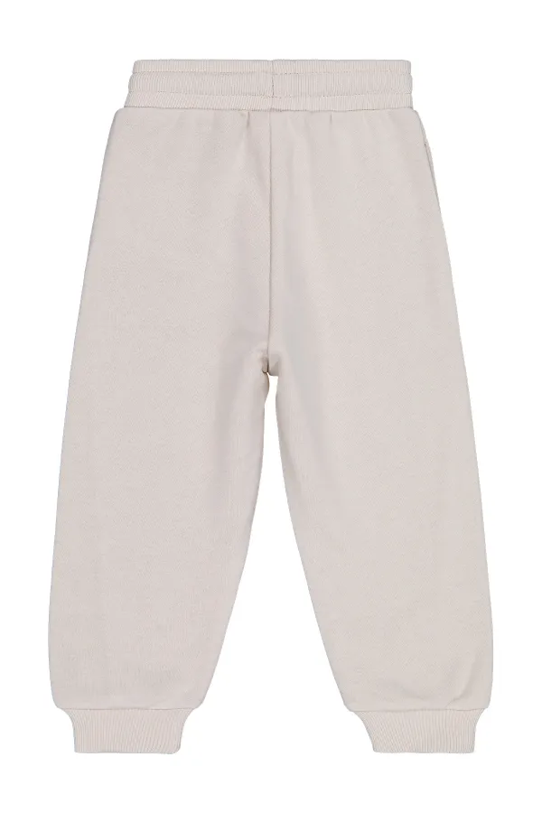 Bas de survêtement garçon 2-5 ans, couleur pierre - Lot