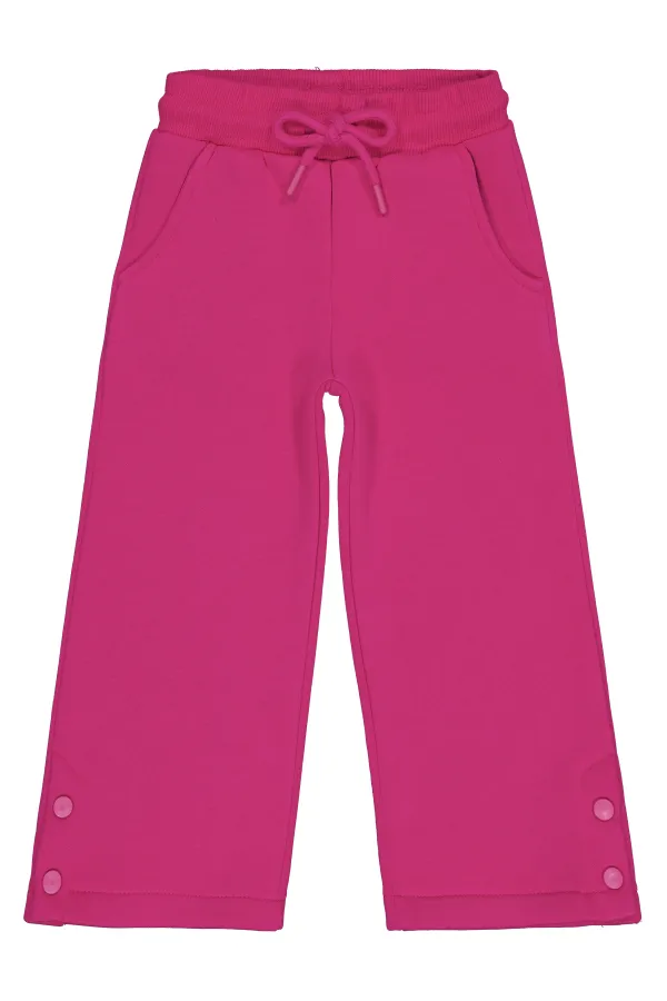 Girl's Tracksuit Bottoms 2-5 Years Old Fuchsia - Pack