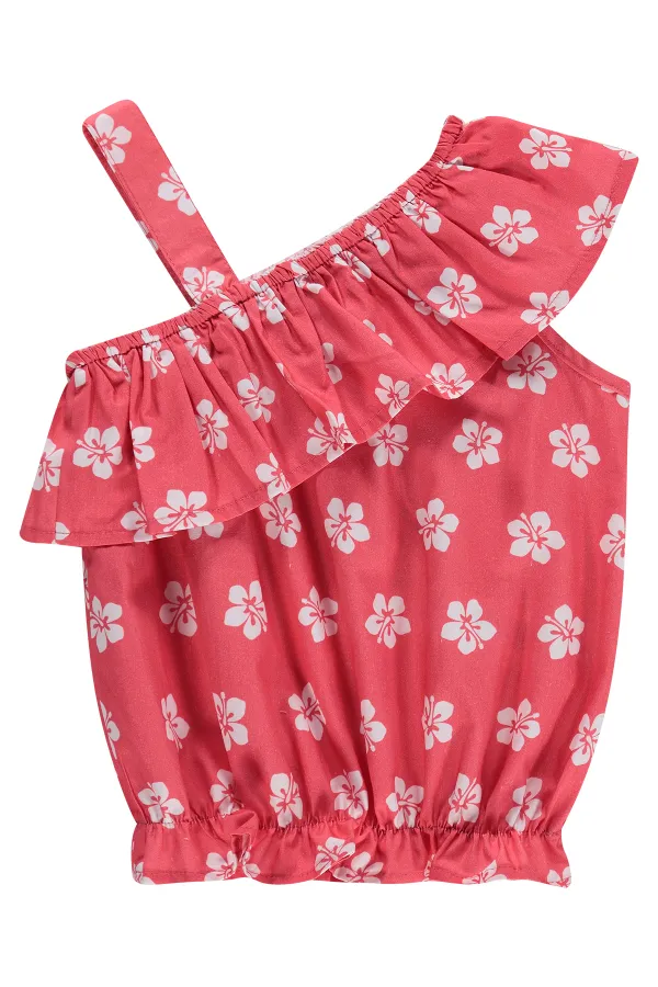 Kız Çocuk Takım 2-5 Yaş Nar - Paket