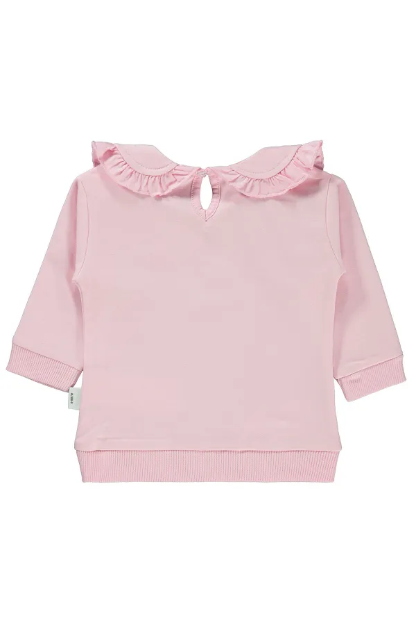 Bebek Sweatshirt 0-24 Ay Pembe - Paket