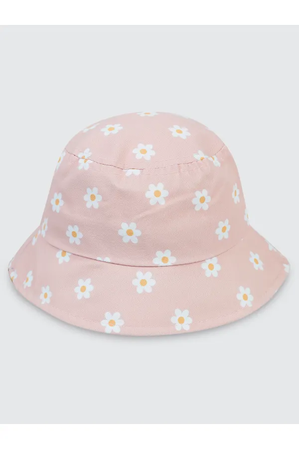 Kız Çocuk Şapka Bere 2-5 Yaş Pudra - Paket