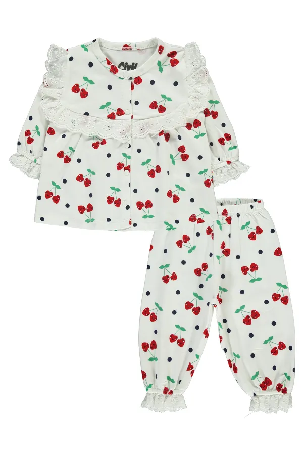 Baby Pajama Set 0-24 Months Ecru - Package
