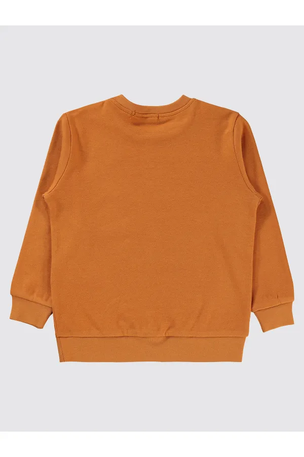 Sweat-shirt garçon 2-5 ans orange foncé - Emballage