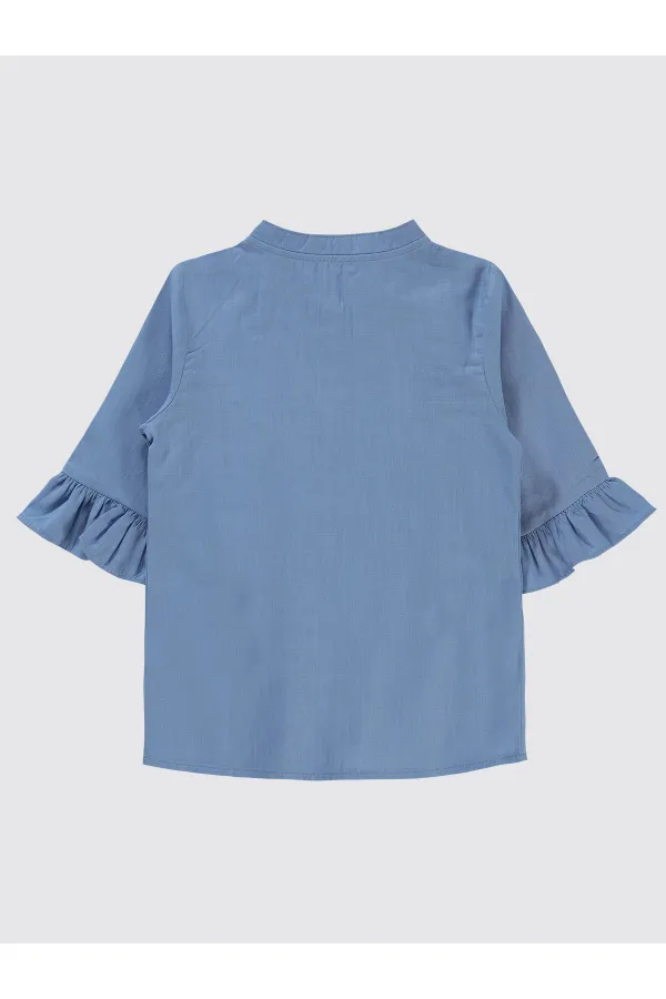 Girl's Shirt 10-13 Years Blue - Package
