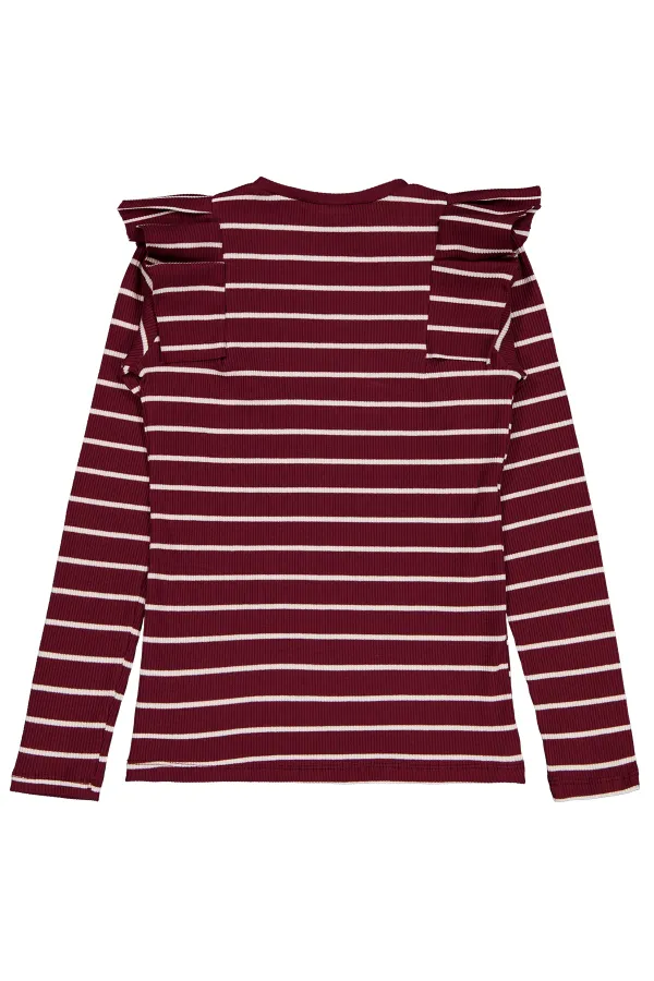 Girl's Sweatshirt 10-13 Years Old Dark Burgundy - Package
