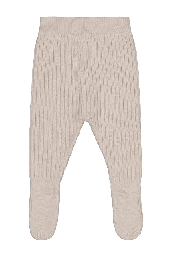 Baby Tracksuit Bottoms 0-24 Months Stone Color - Pack