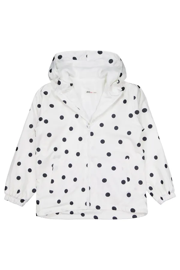 Kız Çocuk Yağmurluk 10-13 Yaş Ekru - Paket