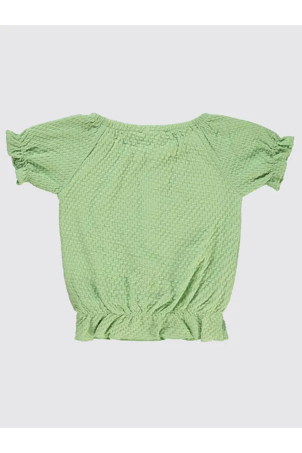 Girls T-Shirt 2-5 Years Old Green Fig - Package