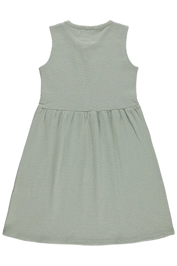 Kız Çocuk Jile ve Elbise 10-13 Yaş Çağla Melanj - Paket