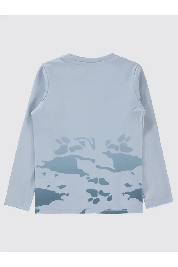 Boy Sweatshirt 6-9 Years Light Gray - Package