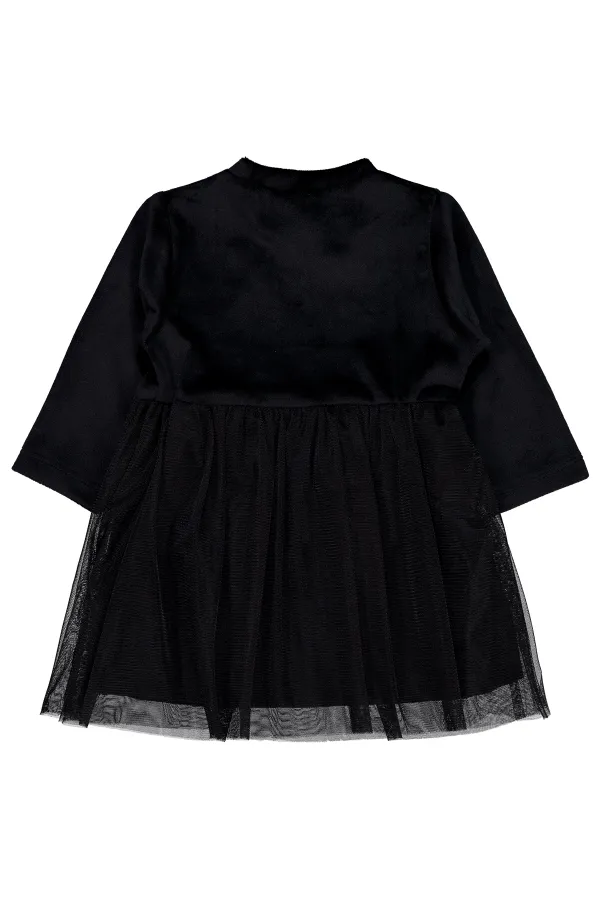 Baby Vest and Dress 0-24 Months Black - Pack