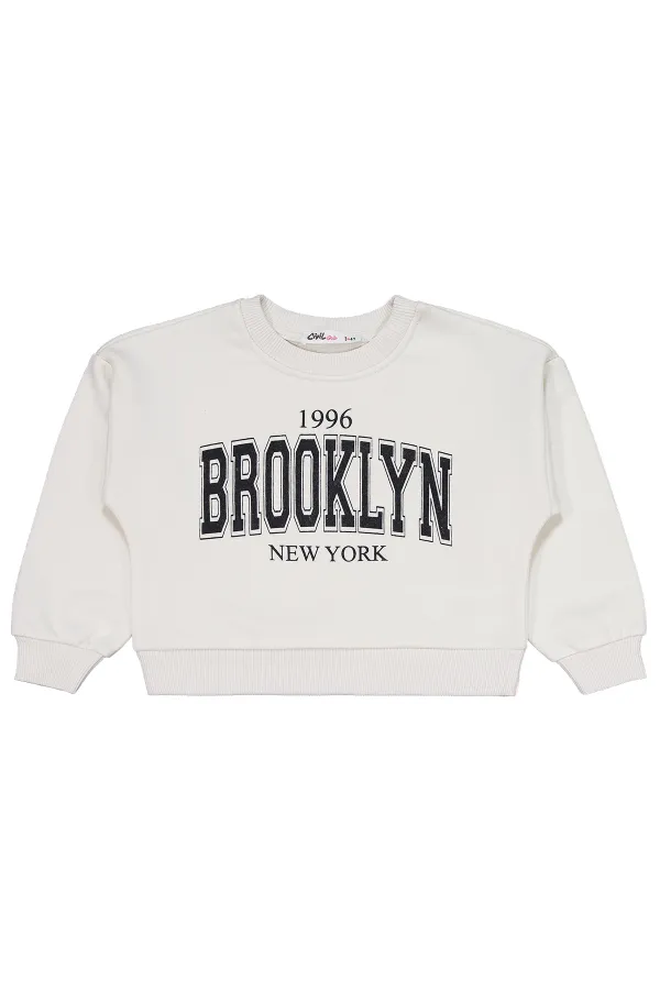 Girls Tracksuit Set 2-5 Years Old Ecru - Package