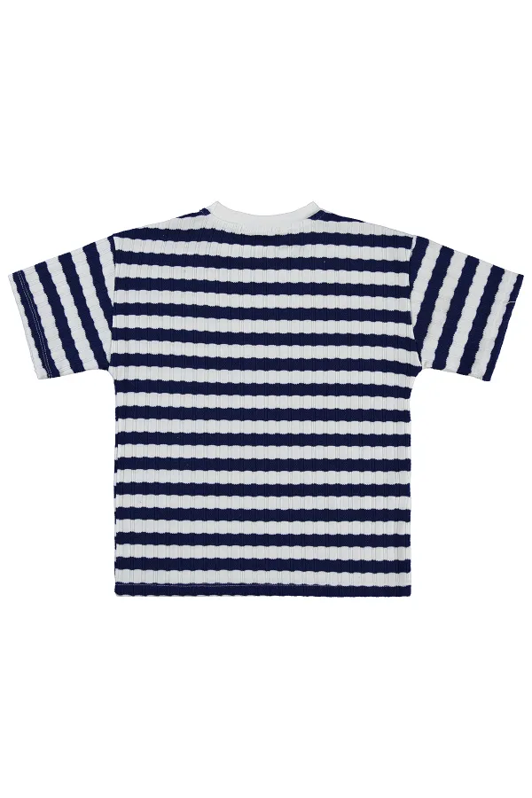 Boys' T-shirt, Ages 6-9, Navy Blue - Pack