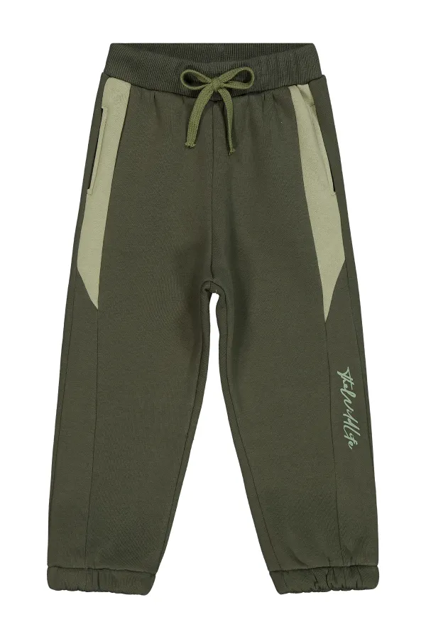 Erkek Çocuk Eşofman Altı 2-5 Yaş Koyu Haki - Paket