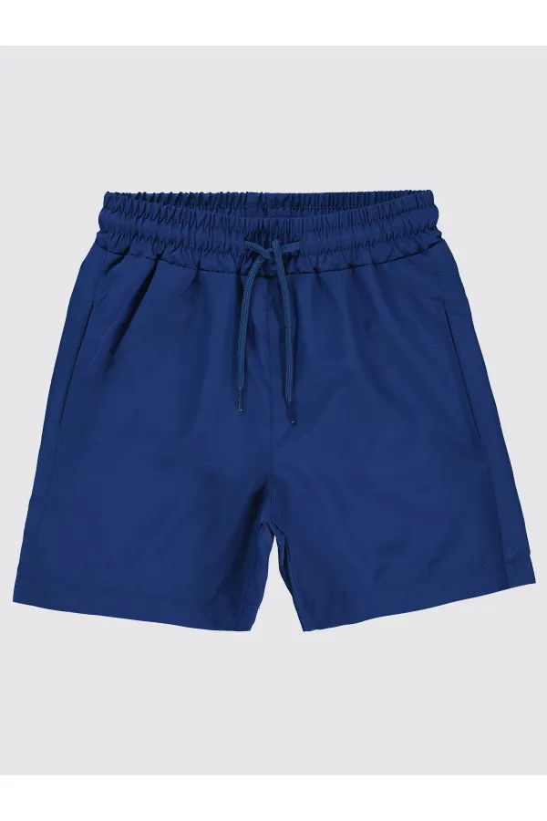 Erkek Çocuk Deniz Şort 10-13 Yaş Saks - Paket