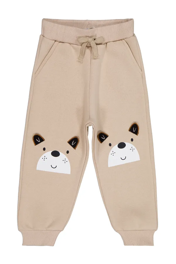 Bas de survêtement garçon 2-5 ans beige - Lot