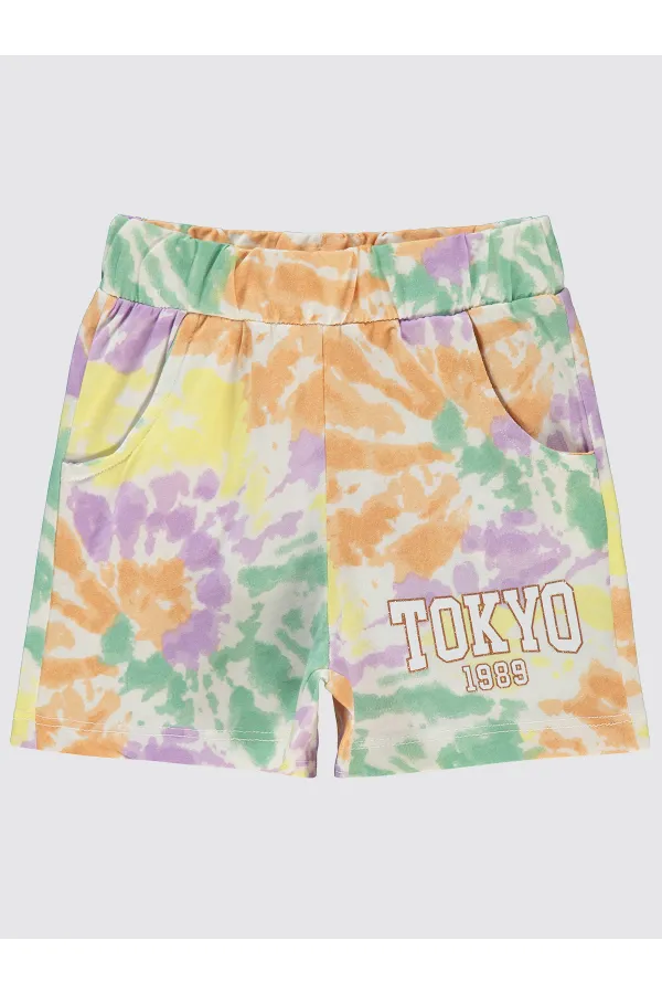 Kız Çocuk Şort 2-5 Yaş Lila - Paket