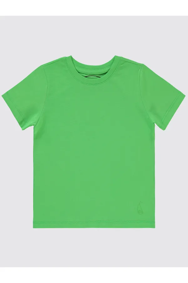 Boy T-Shirt 2-5 Years Green - Pack