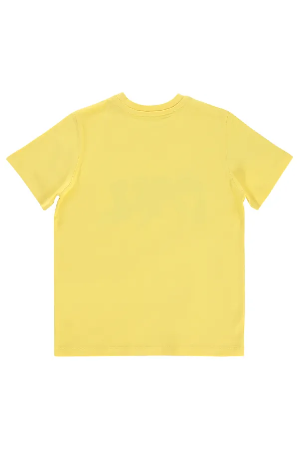 T-shirt garçon jaune 10-13 ans - Emballage