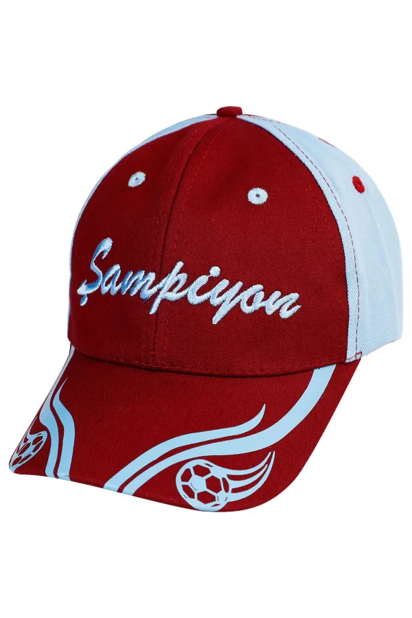 Chapeau et béret garçon 6-9 ans rouge bordeaux - Ensemble