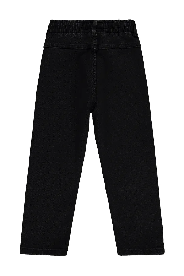 Pantalon en jean pour garçon, 6-9 ans, noir - Lot