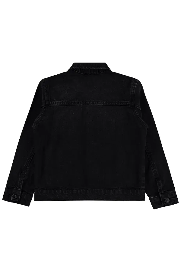 Veste garçon, 10-13 ans, noire - Emballage