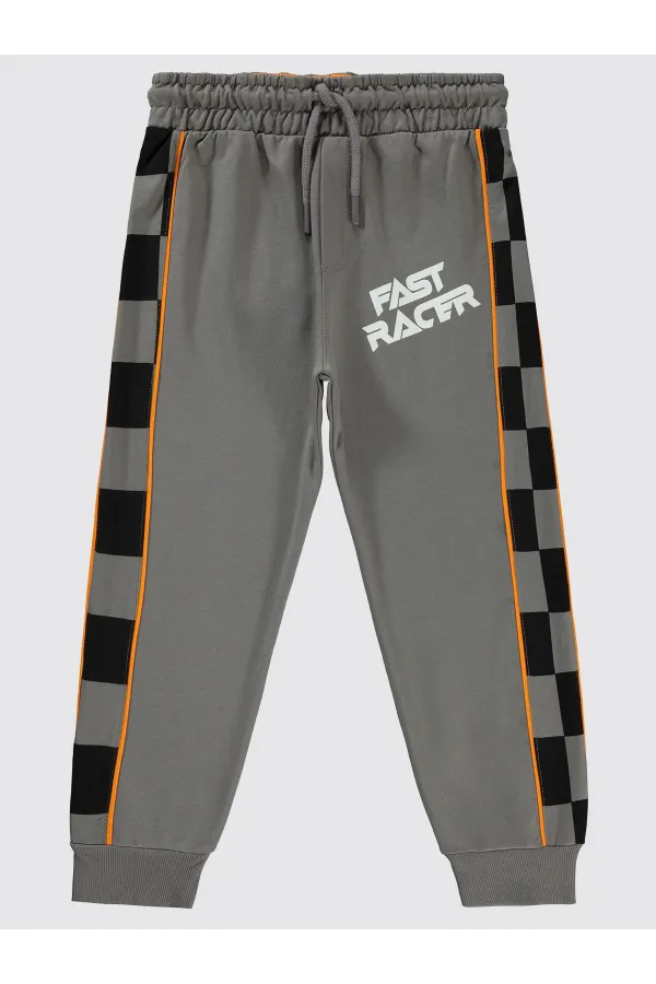 Bas de survêtement garçon 6-9 ans anthracite - Lot