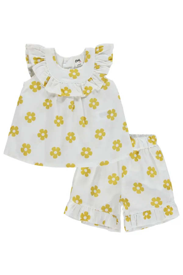 Baby Outfit 0-24 Months Soft Mustard - Pack