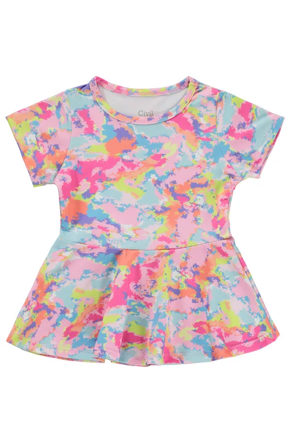 Girls' Swimsuit Set 6-13 Years Batik - Package