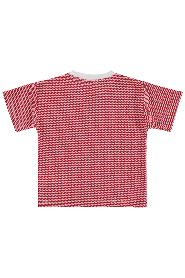 Lot de t-shirts rouges pour garçons de 2 à 5 ans