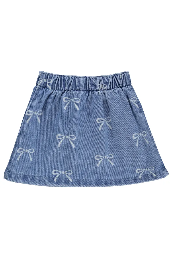 Jupe bébé bleue 0-24 mois - Emballage