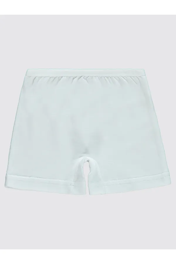 Kız Çocuk Boxer 2-9 Yaş Beyaz - Paket