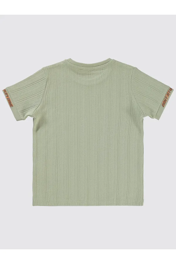 Boys' T-Shirt 10-13 Years Old Soft Gray - Package