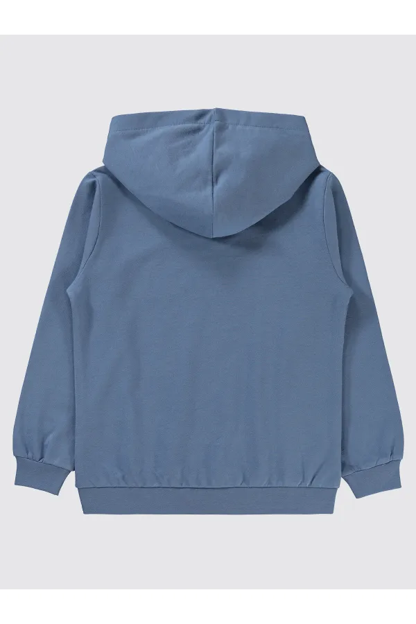 Sweat-shirt garçon 10-13 ans indigo - Emballage