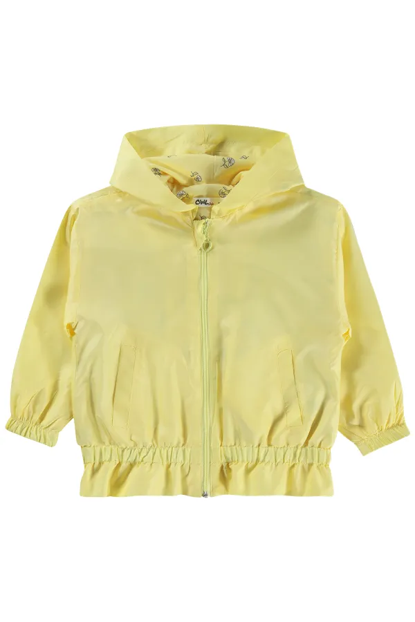 Kız Çocuk Yağmurluk 2-5 Yaş Sarı - Paket