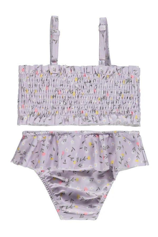 Kız Çocuk Mayo Set 6-13 Yaş Lila - Paket