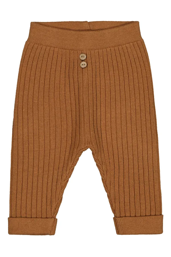 Baby Sweatpants 0-24 Months Dark Mustard - Pack