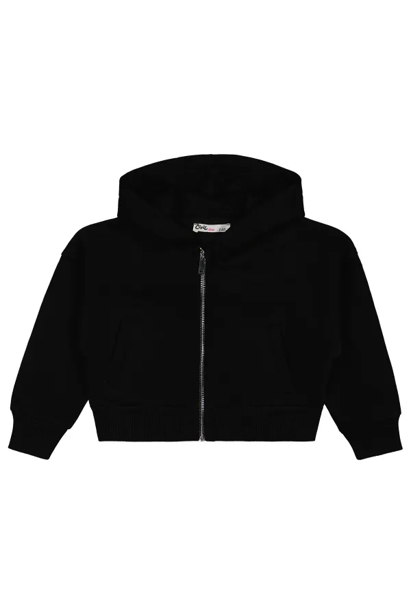 Kız Çocuk Hırka 2-5 Yaş Siyah - Paket