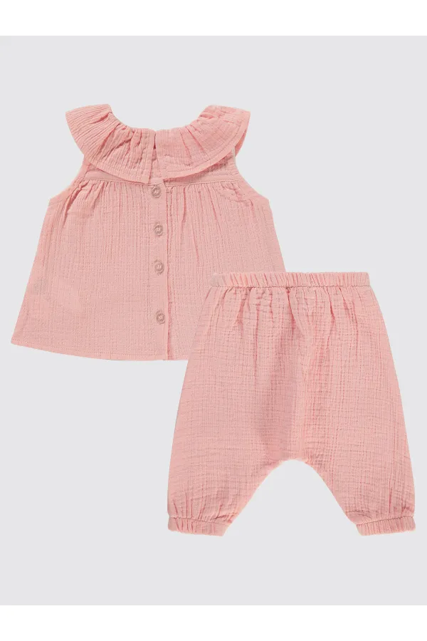 Bebek Takım 0-24 Ay Pudra - Paket