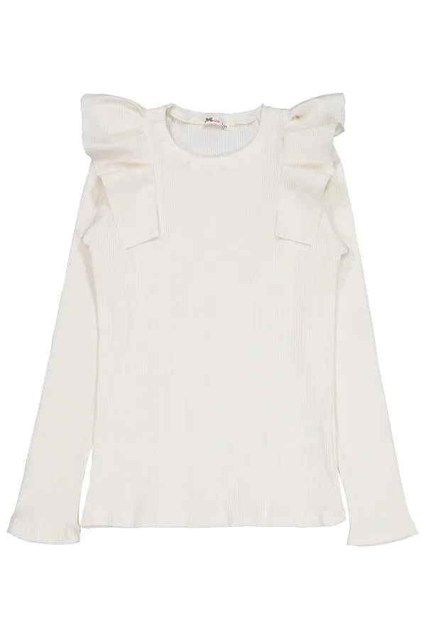 Girl's Sweatshirt 10-13 Years Old Ecru - Package