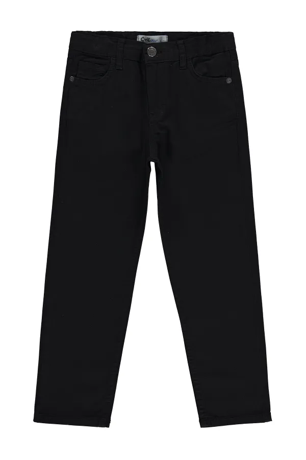 Pantalon garçon, 6-9 ans, noir - Lot