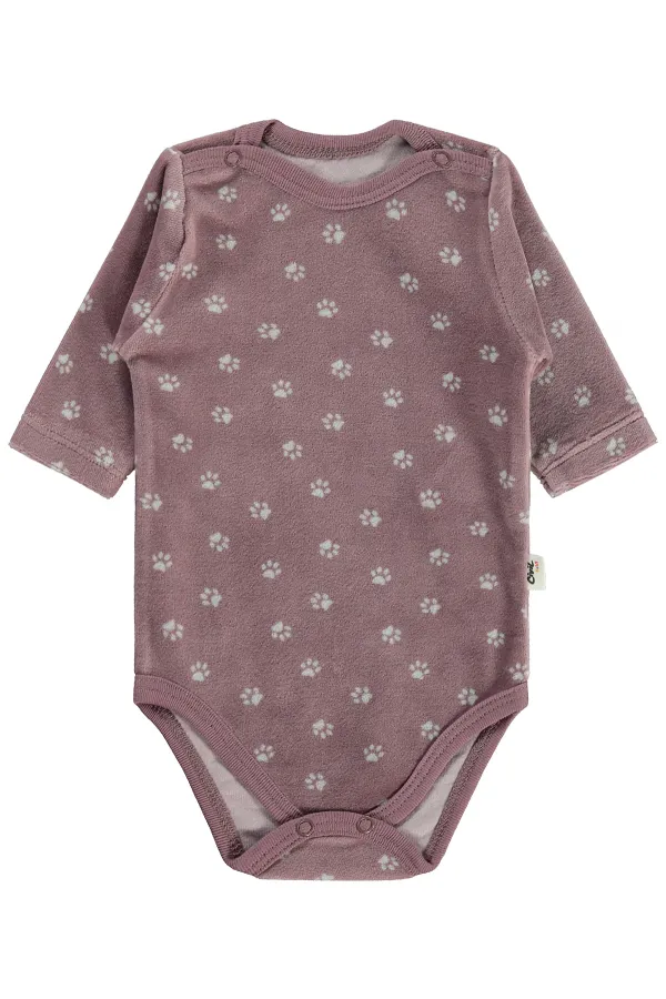 Bebek Çıtçıtlı Badi 0-24 Ay Kahve - Paket